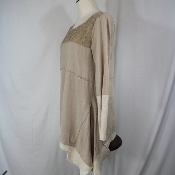 Sundance Catalog Angels Landing tunic lagenlook off white size Small - Picture 8 of 11